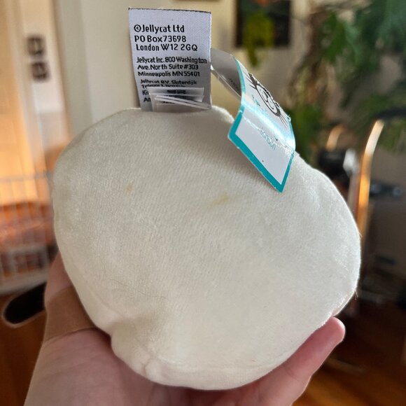 Very Rare Retired Jellycat Yule Snowman, NWT with One Flaw (NOTE description) - Picture 7 of 8